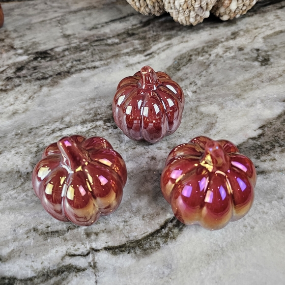 Target Holographic Ceramic Pumpkin Trio - Picture 3 of 6